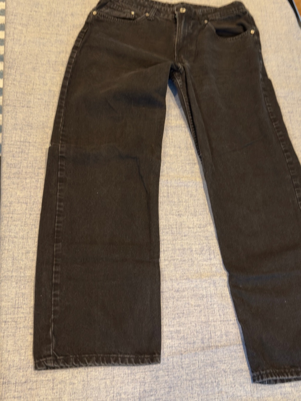 Black Boyfriend Jeans for Women - Relaxed Fit